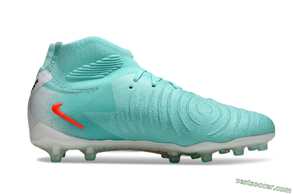 Nike Phantom Luna Elite AG High-Tops Soccer Cleats - Jade/Red/White 7