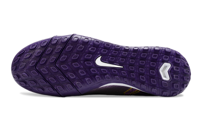 Nike Air Zoom Mercurial Superfly 10 Elite TF High-Tops Soccer Shoes - Purple/White/Gold
