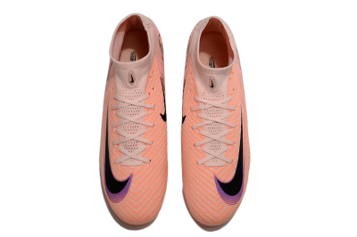 Nike Air Zoom Mercurial Superfly 10 Elite FG High-Tops Soccer Cleats - Pink/Black/Purple