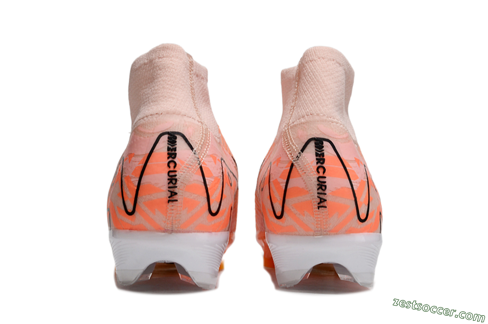 Nike Air Zoom Mercurial Superfly 10 Elite FG High-Tops Soccer Cleats - Pink/Black/Purple 5