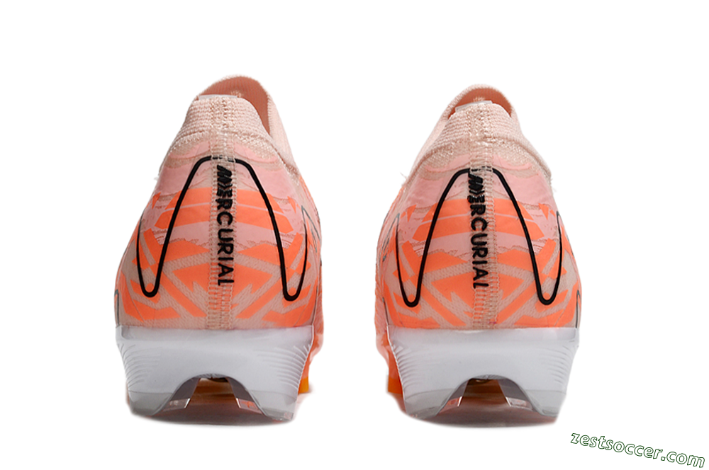 Nike Air Zoom Mercurial Vapor 16 Elite FG Low-Tops Soccer Cleats - Orange/Black/Purple 5