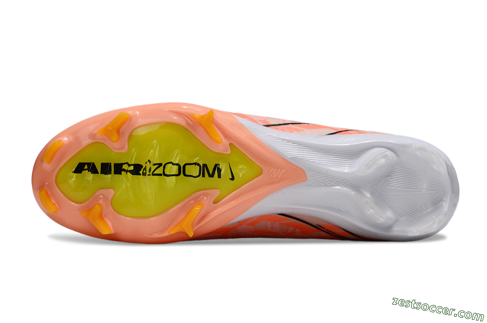 Nike Air Zoom Mercurial Vapor 16 Elite FG Low-Tops Soccer Cleats - Orange/Black/Purple 6