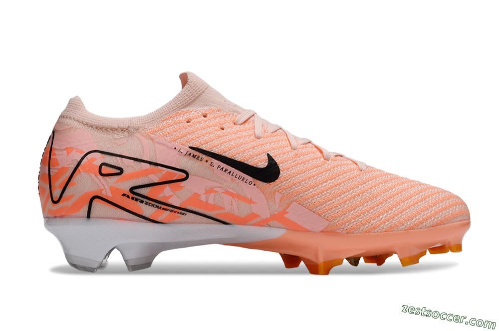 Nike Air Zoom Mercurial Vapor 16 Elite FG Low-Tops Soccer Cleats - Orange/Black/Purple 7