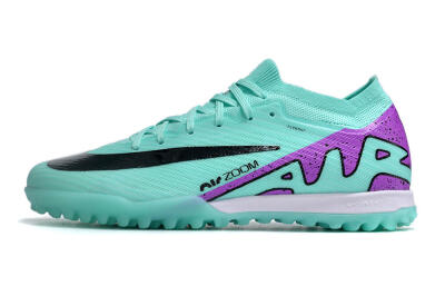 Nike Air Zoom Mercurial Vapor 16 Elite TF Low-Tops Soccer Shoes - Jade/Black/Purple