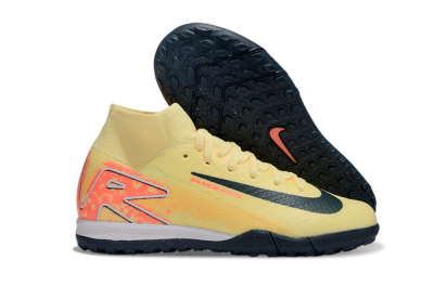 Nike Air Zoom Mercurial Superfly 10 Elite TF High-Tops Soccer Shoes - Yellow/Black/Red