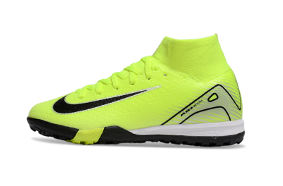 Nike Air Zoom Mercurial Superfly 10 Elite TF High-Tops Soccer Shoes - Yellow/Black/Silver