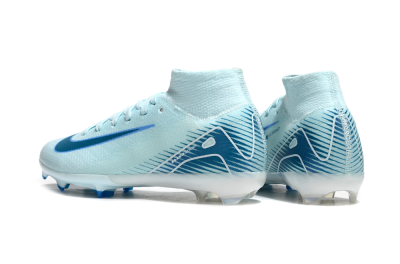 Nike Air Zoom Mercurial Superfly 10 Elite FG High-Tops Soccer Cleats - Jade/Blue/White