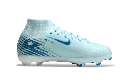 Nike Air Zoom Mercurial Superfly 10 Elite FG High-Tops Soccer Cleats - Jade/Blue/White