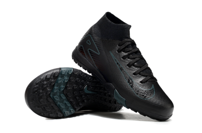 Nike Air Zoom Mercurial Superfly 10 Elite TF High-Tops Soccer Shoes - Black/Blue