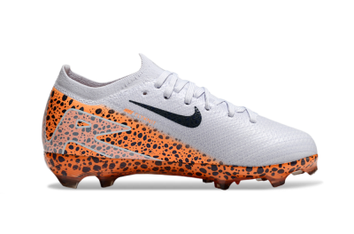 Nike Air Zoom Mercurial Vapor 16 Elite FG Low-Tops Soccer Cleats - Grey/Black/Leopard