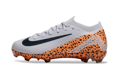 Nike Air Zoom Mercurial Vapor 16 Elite FG Low-Tops Soccer Cleats - Grey/Black/Leopard