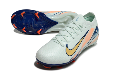 Nike Air Zoom Mercurial Vapor 16 Elite FG Low-Tops Soccer Cleats - Jade/Blue/Gold