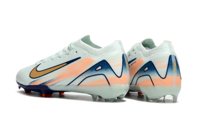 Nike Air Zoom Mercurial Vapor 16 Elite FG Low-Tops Soccer Cleats - Jade/Blue/Gold