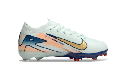 Nike Air Zoom Mercurial Vapor 16 Elite FG Low-Tops Soccer Cleats - Jade/Blue/Gold