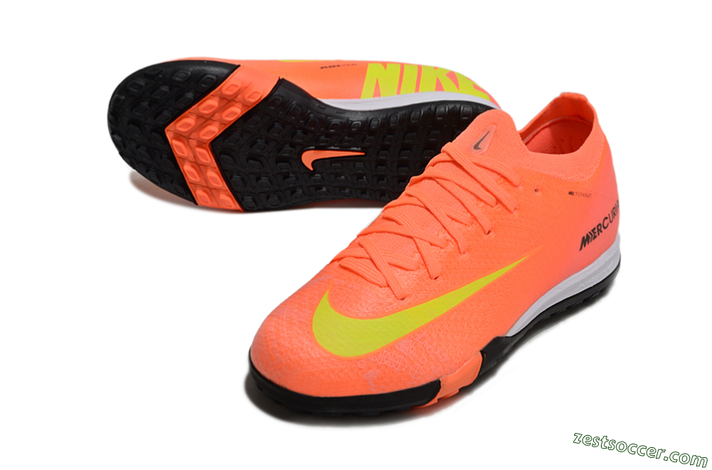 Nike Air Zoom Mercurial Vapor 16 Elite TF Low-Tops Soccer Shoes - Red/Yellow/Black 3