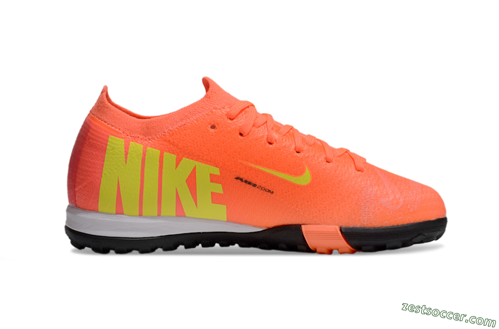 Nike Air Zoom Mercurial Vapor 16 Elite TF Low-Tops Soccer Shoes - Red/Yellow/Black 4