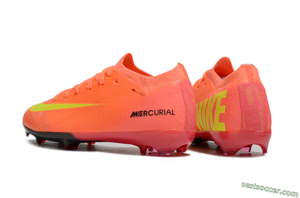 Nike Air Zoom Mercurial Vapor 16 Elite FG Low-Tops Soccer Cleats - Red/Yellow/Black 5