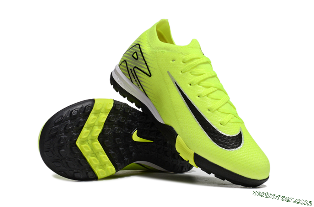 Nike Air Zoom Mercurial Vapor 16 Elite TF Low-Tops Soccer Shoes - Yellow/Black/Silver 1