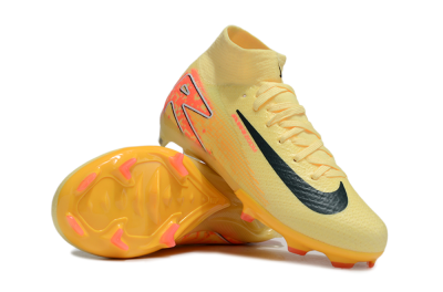 Nike Air Zoom Mercurial Superfly 10 Elite FG High-Tops Soccer Cleats - Yellow/Black/Red