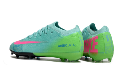 Nike Air Zoom Mercurial Vapor 16 Elite FG Low-Tops Soccer Cleats - Jade/Yellow/Pink