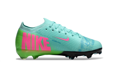 Nike Air Zoom Mercurial Vapor 16 Elite FG Low-Tops Soccer Cleats - Jade/Yellow/Pink