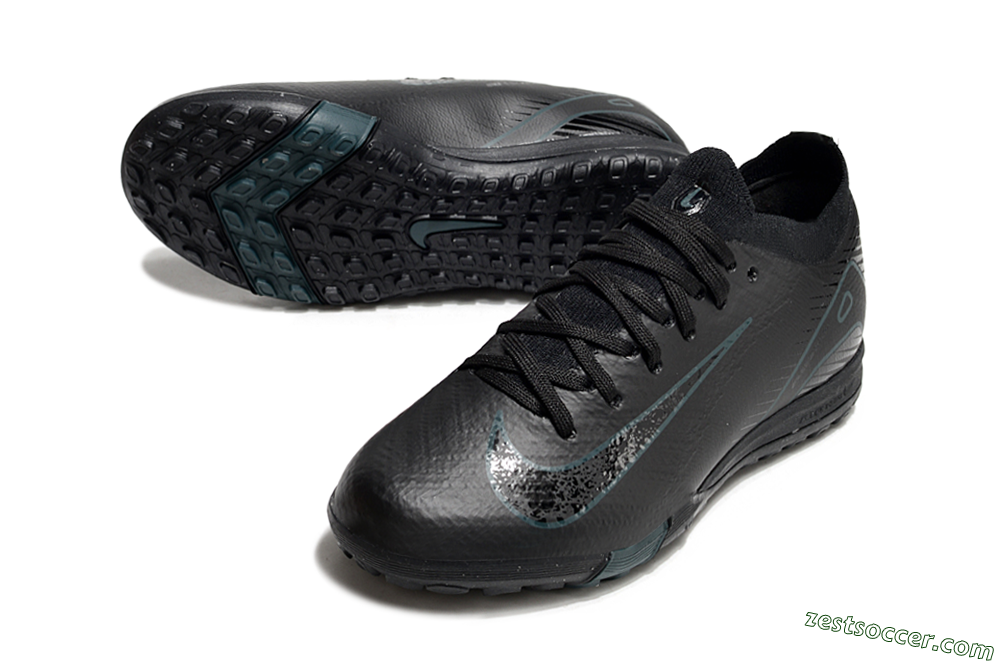 Nike Air Zoom Mercurial Vapor 16 Elite TF Low-Tops Soccer Shoes - Black/Blue 3