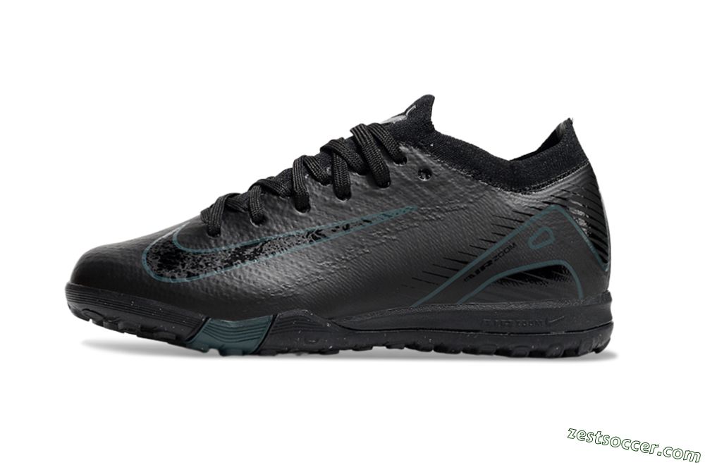 Nike Air Zoom Mercurial Vapor 16 Elite TF Low-Tops Soccer Shoes - Black/Blue 2