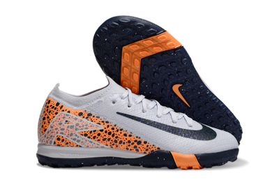 Nike Air Zoom Mercurial Vapor 16 Elite TF Low-Tops Soccer Shoes - Grey/Black/Leopard