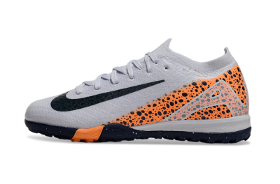Nike Air Zoom Mercurial Vapor 16 Elite TF Low-Tops Soccer Shoes - Grey/Black/Leopard