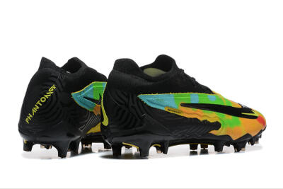 Nike Phantom GX Elite FG Low-Tops Soccer Cleats - Black/Rainbow