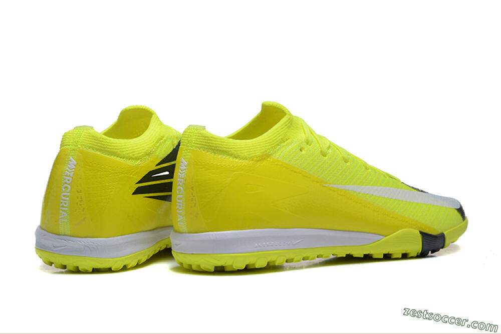 Nike Air Zoom Mercurial Vapor 16 Elite TF Low-Tops Soccer Shoes - Yellow/Black/White 9
