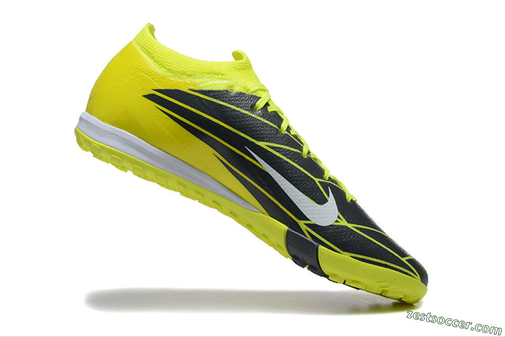 Nike Air Zoom Mercurial Vapor 16 Elite TF Low-Tops Soccer Shoes - Yellow/Black/White 7