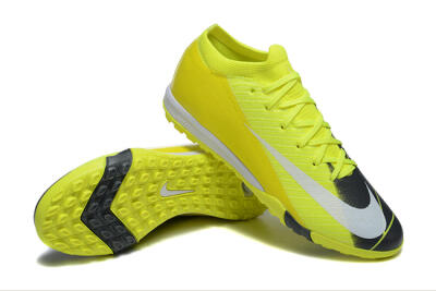 Nike Air Zoom Mercurial Vapor 16 Elite TF Low-Tops Soccer Shoes - Yellow/Black/White