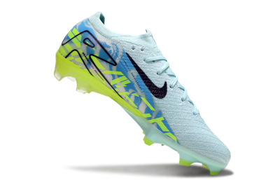 Nike Air Zoom Mercurial Vapor 16 Elite FG Low-Tops Soccer Cleats - Jade/Blue/Yellow