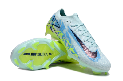 Nike Air Zoom Mercurial Vapor 16 Elite FG Low-Tops Soccer Cleats - Jade/Blue/Yellow
