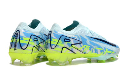 Nike Air Zoom Mercurial Vapor 16 Elite FG Low-Tops Soccer Cleats - Jade/Blue/Yellow
