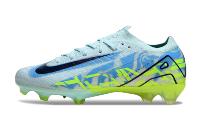 Nike Air Zoom Mercurial Vapor 16 Elite FG Low-Tops Soccer Cleats - Jade/Blue/Yellow