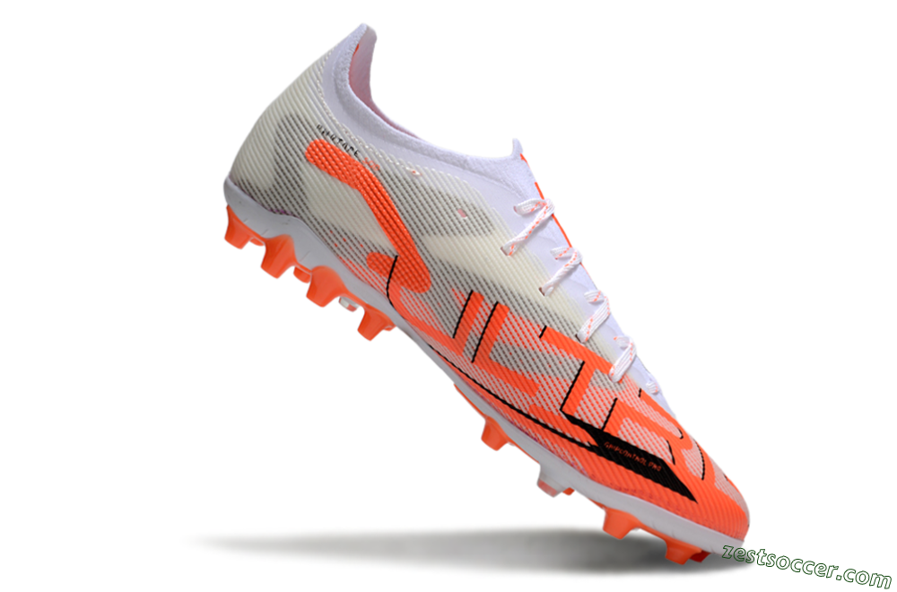 Puma Ultra 5 Ultimate AG Low-Tops Soccer Cleats - White/Red/Black 4