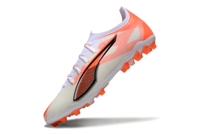 Puma Ultra 5 Ultimate AG Low-Tops Soccer Cleats - White/Red/Black