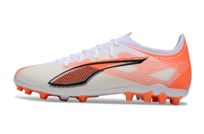 Puma Ultra 5 Ultimate AG Low-Tops Soccer Cleats - White/Red/Black