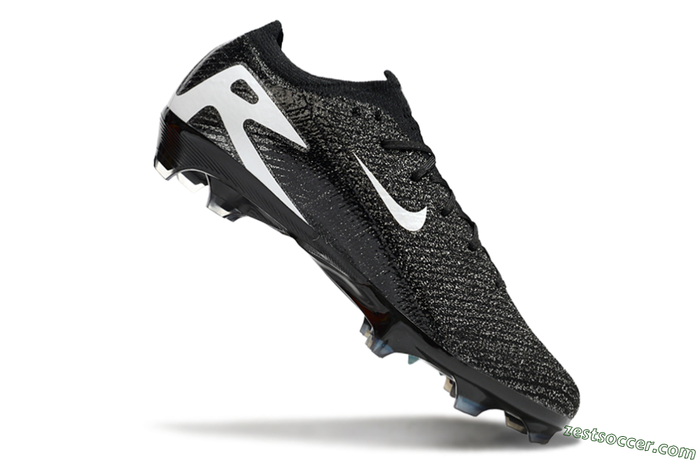 Nike Air Zoom Mercurial Vapor 16 Elite FG Low-Tops Soccer Cleats - Black/White 4