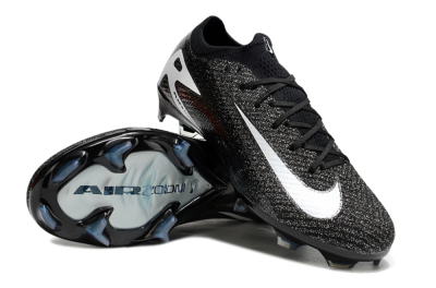 Nike Air Zoom Mercurial Vapor 16 Elite FG Low-Tops Soccer Cleats - Black/White