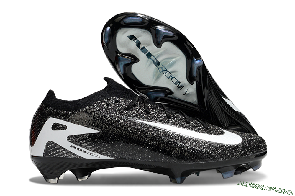 Nike Air Zoom Mercurial Vapor 16 Elite FG Low-Tops Soccer Cleats - Black/White 0