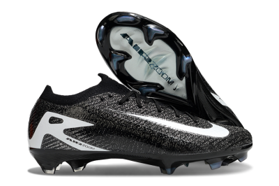 Nike Air Zoom Mercurial Vapor 16 Elite FG Low-Tops Soccer Cleats - Black/White