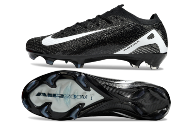 Nike Air Zoom Mercurial Vapor 16 Elite FG Low-Tops Soccer Cleats - Black/White