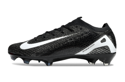 Nike Air Zoom Mercurial Vapor 16 Elite FG Low-Tops Soccer Cleats - Black/White