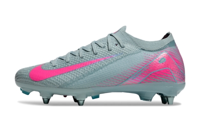 Nike Air Zoom Mercurial Vapor 16 Elite SG Low-Tops Soccer Cleats - Jade/Pink