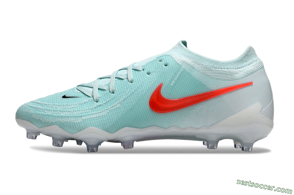 Nike Phantom GX Elite AG Low-Tops Soccer Cleats - Jade/Red/White 2
