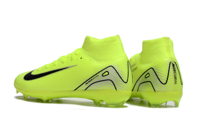 Nike Air Zoom Mercurial Superfly 10 Elite FG High-Tops Soccer Cleats - Yellow/Black/Silver