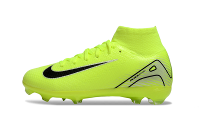 Nike Air Zoom Mercurial Superfly 10 Elite FG High-Tops Soccer Cleats - Yellow/Black/Silver